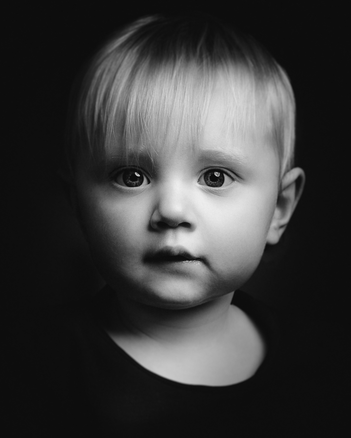 young boy black and white film